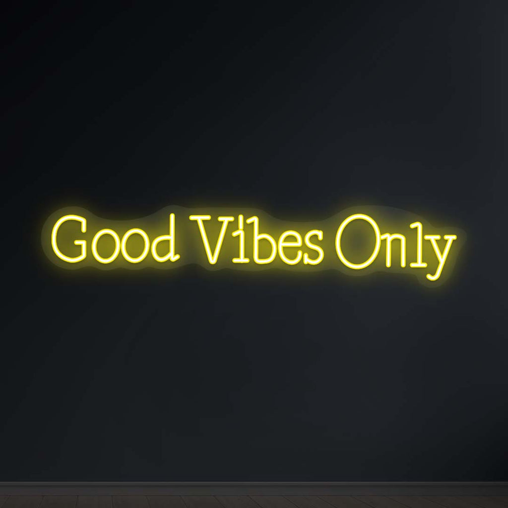 Good Vibes Only LED Neon Sign