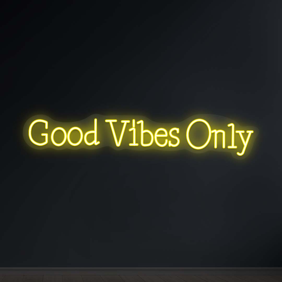 Good Vibes Only LED Neon Sign