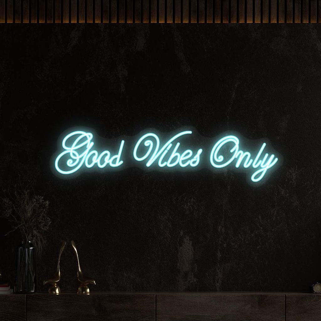 Good Vibes Only LED Neon Sign