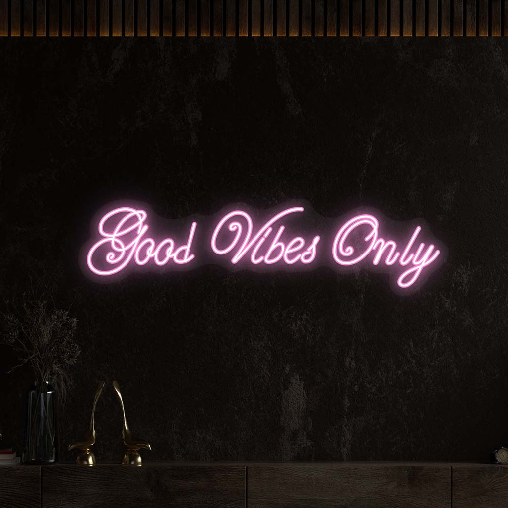 Good Vibes Only LED Neon Sign