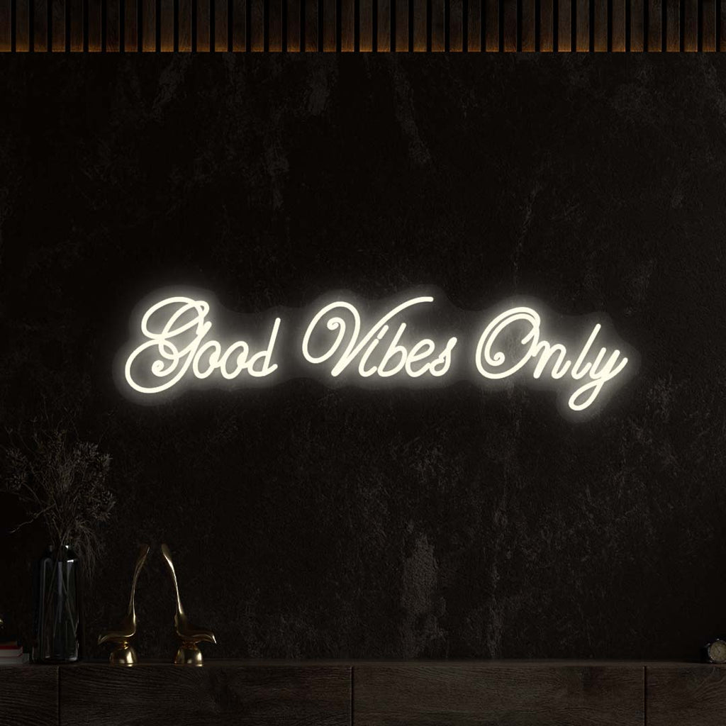 Good Vibes Only LED Neon Sign