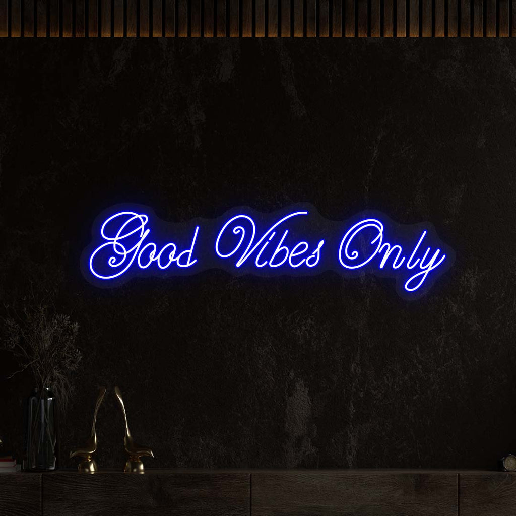 Good Vibes Only LED Neon Sign