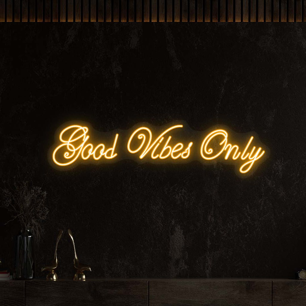 Good Vibes Only LED Neon Sign