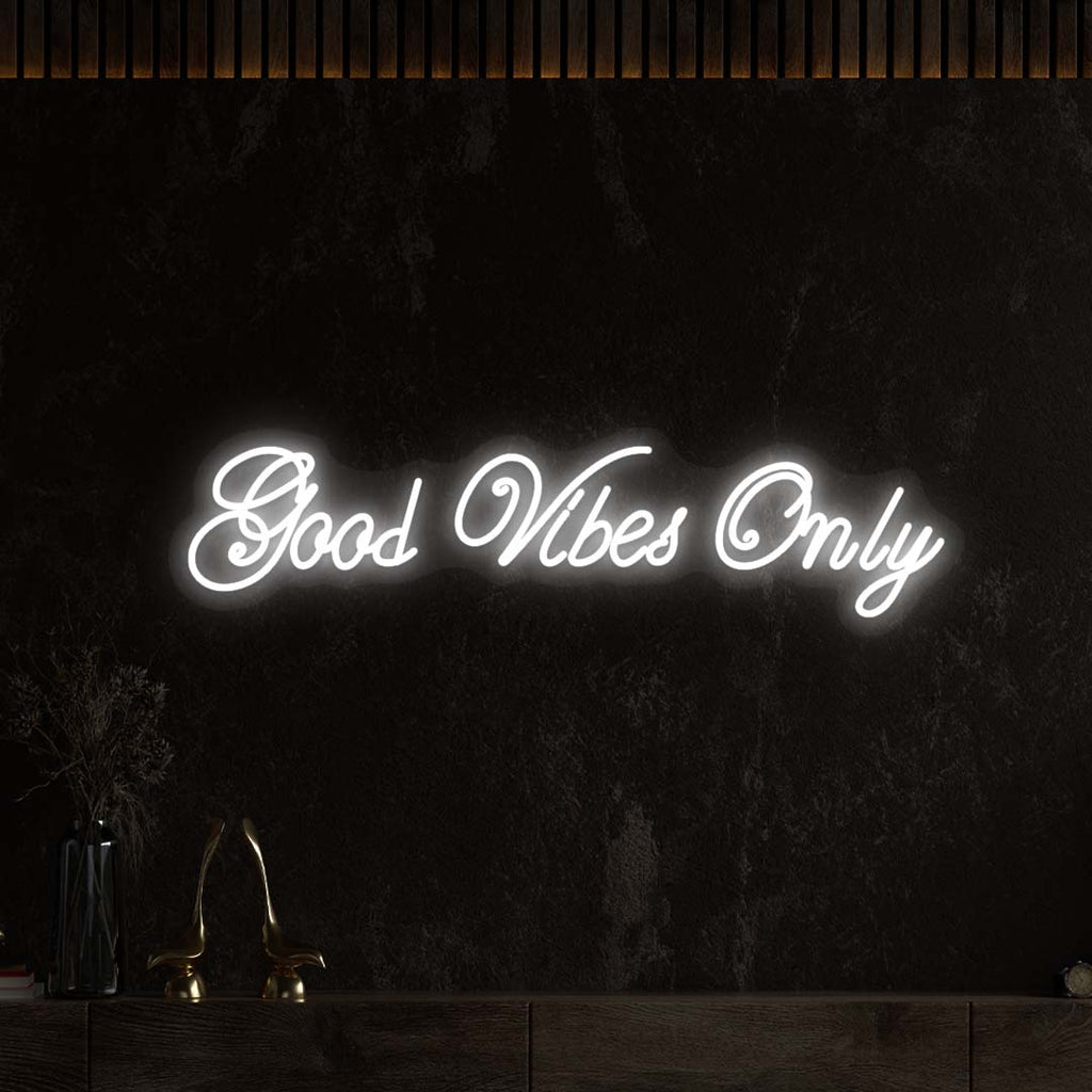 Good Vibes Only LED Neon Sign