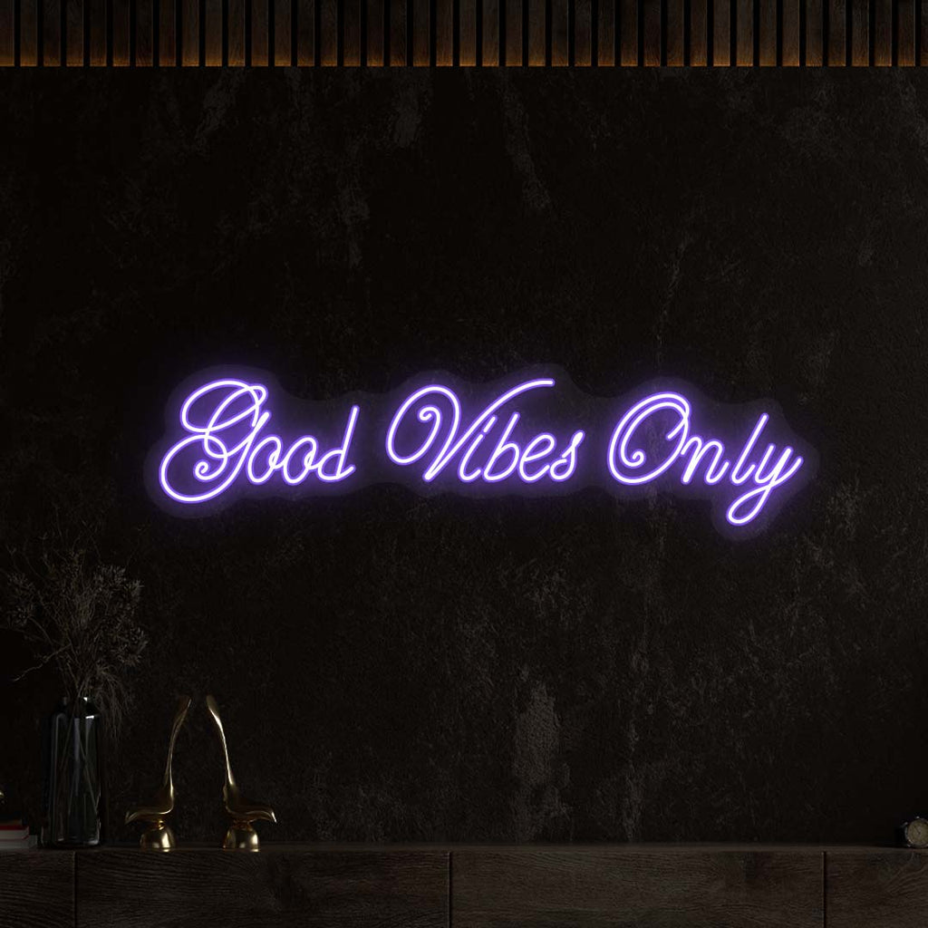 Good Vibes Only LED Neon Sign
