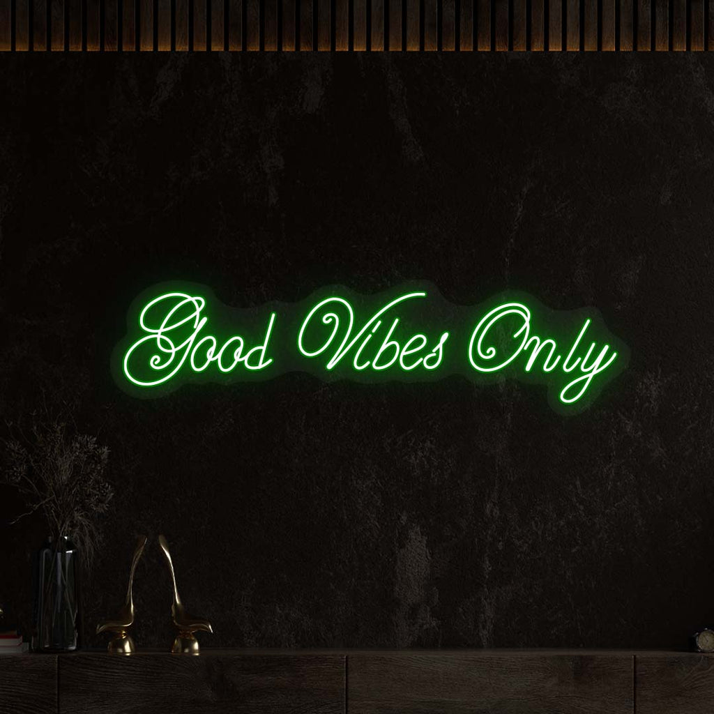 Good Vibes Only LED Neon Sign