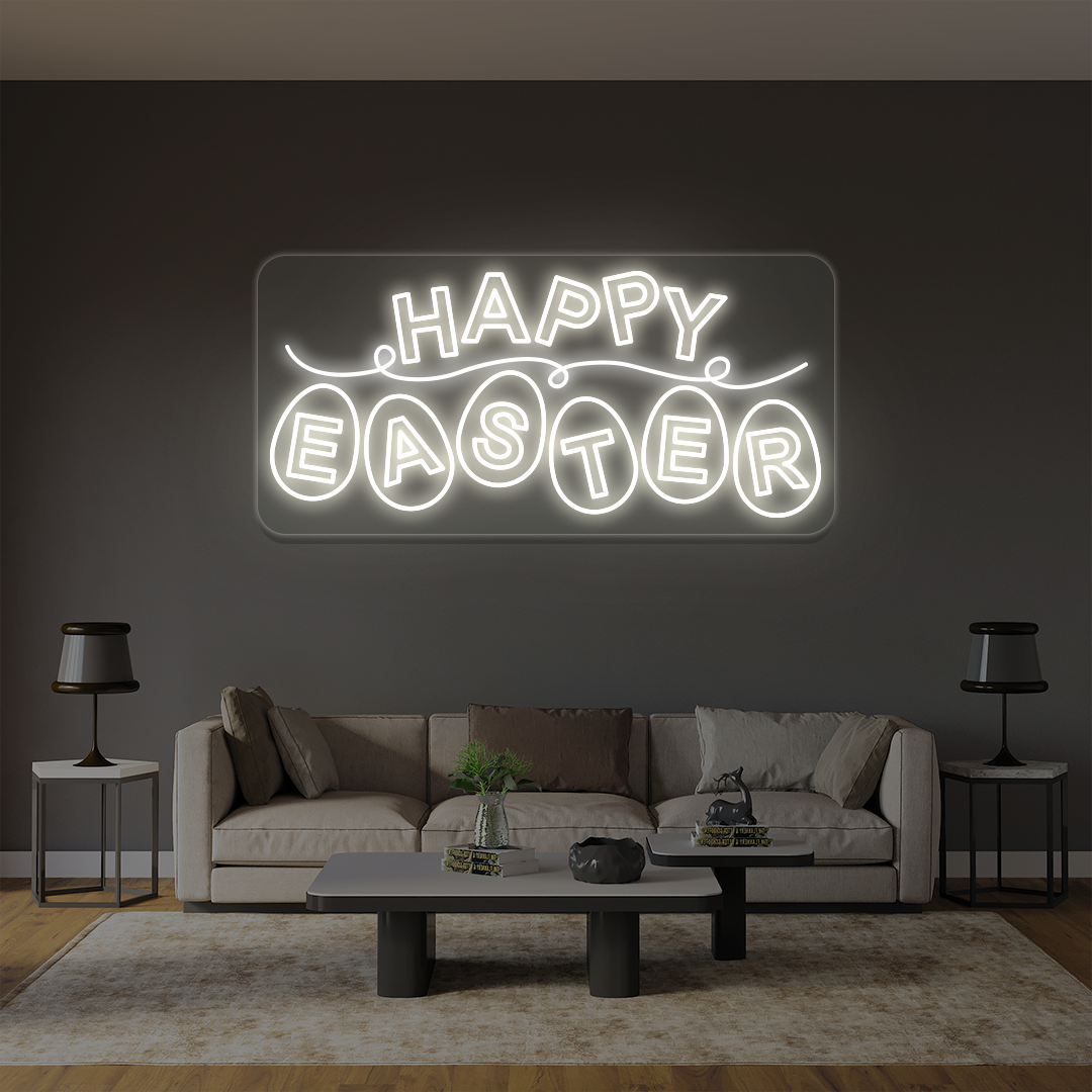Happy Easter Neon Sign