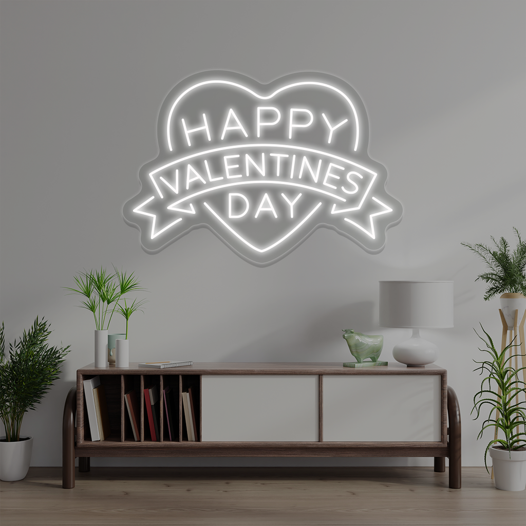 Happy Valentines Day Neon Sign