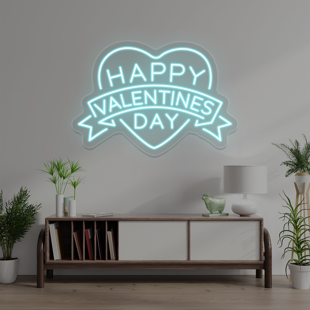 Happy Valentines Day Neon Sign