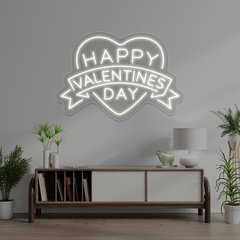 Happy Valentines Day Neon Sign