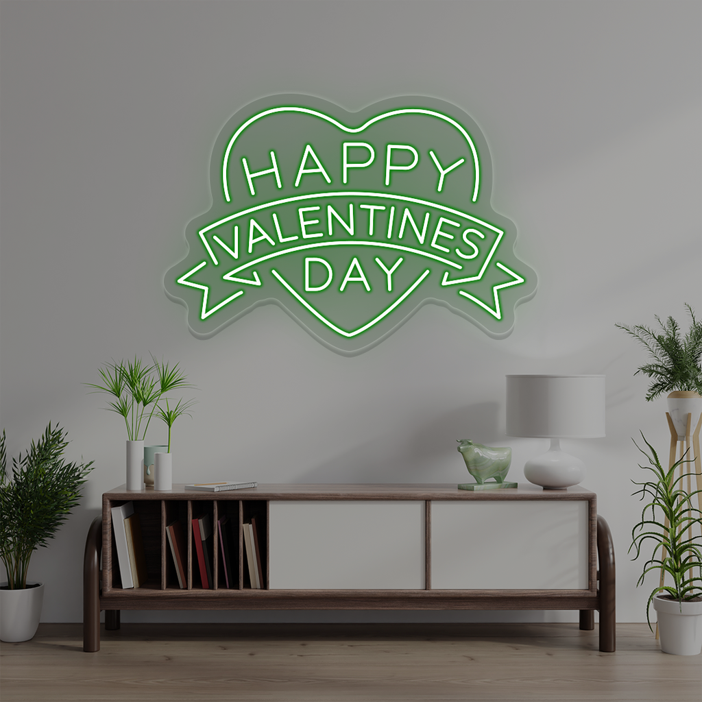 Happy Valentines Day Neon Sign