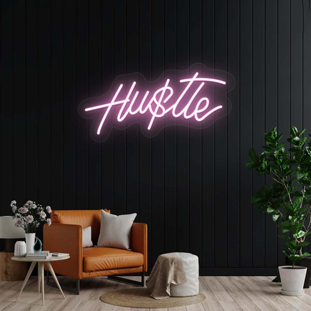 Hustle Neon Sign