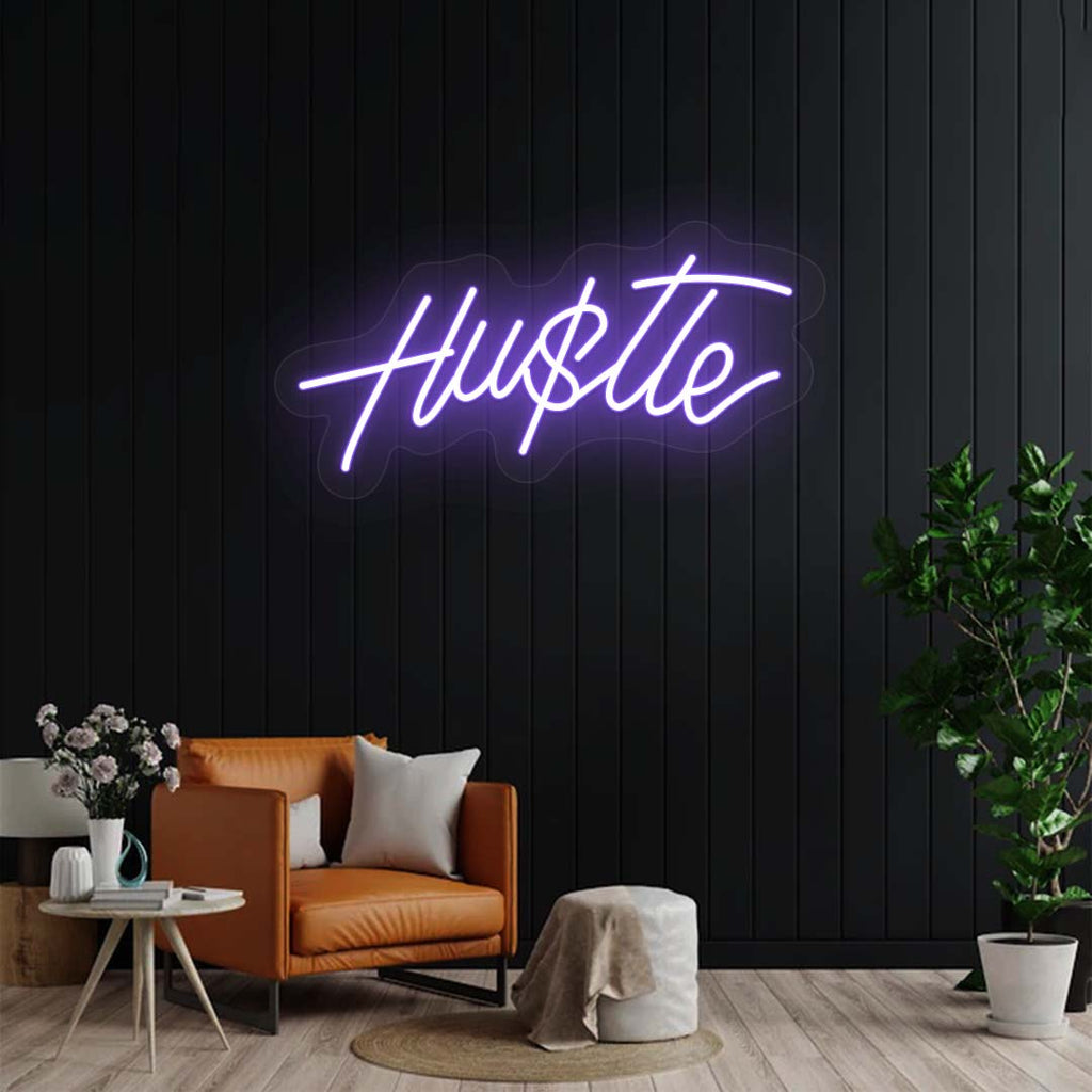 Hustle Neon Sign