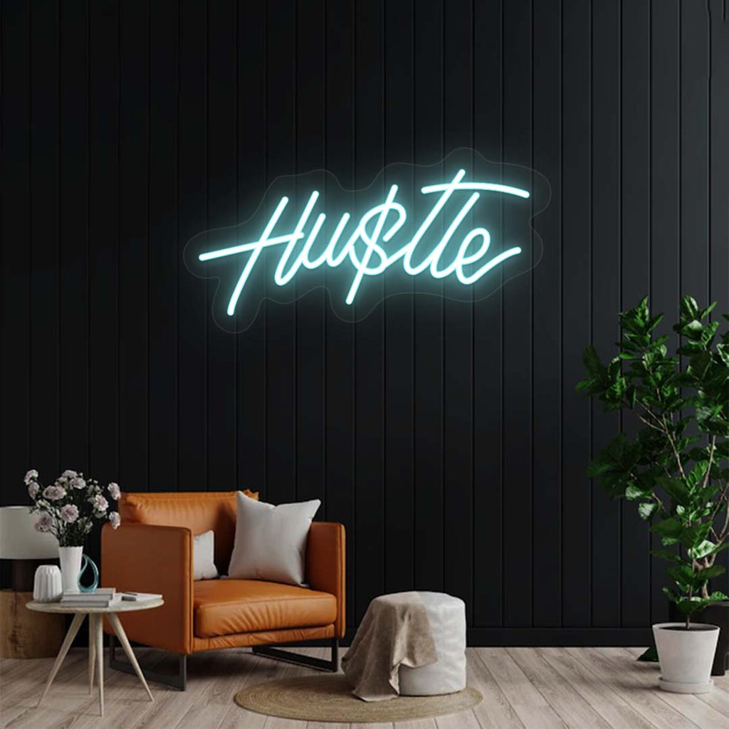 Hustle Neon Sign
