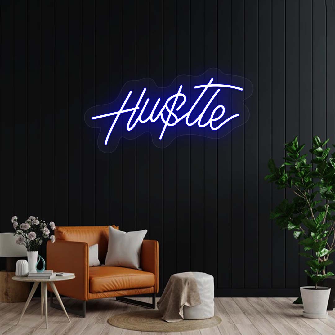 Hustle Neon Sign