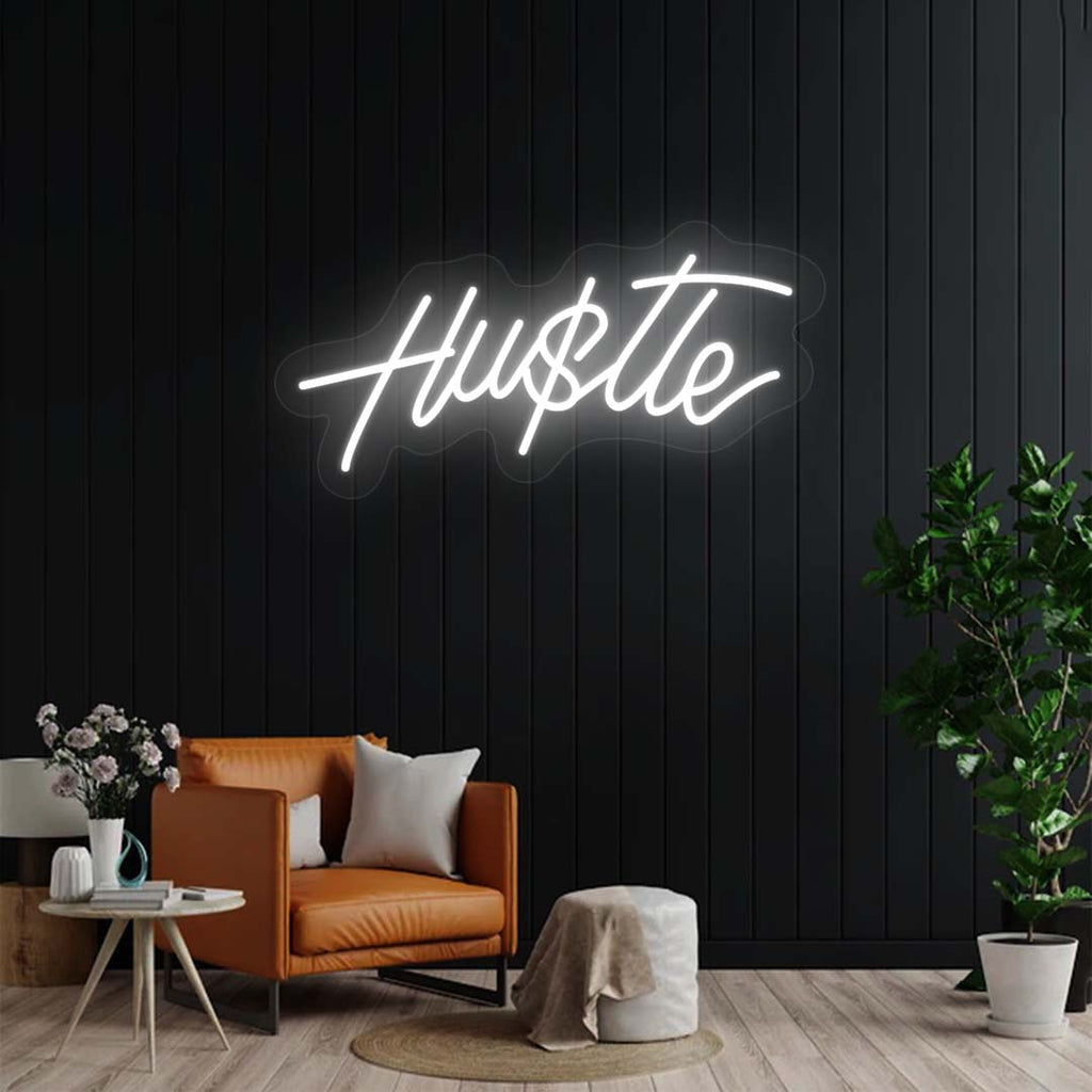 Hustle Neon Sign