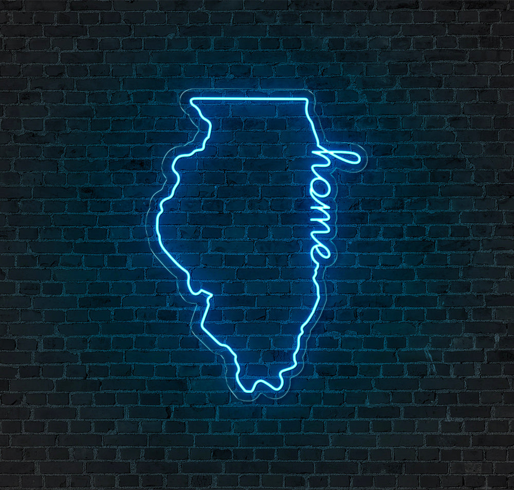 Illinois LED Neon Sign