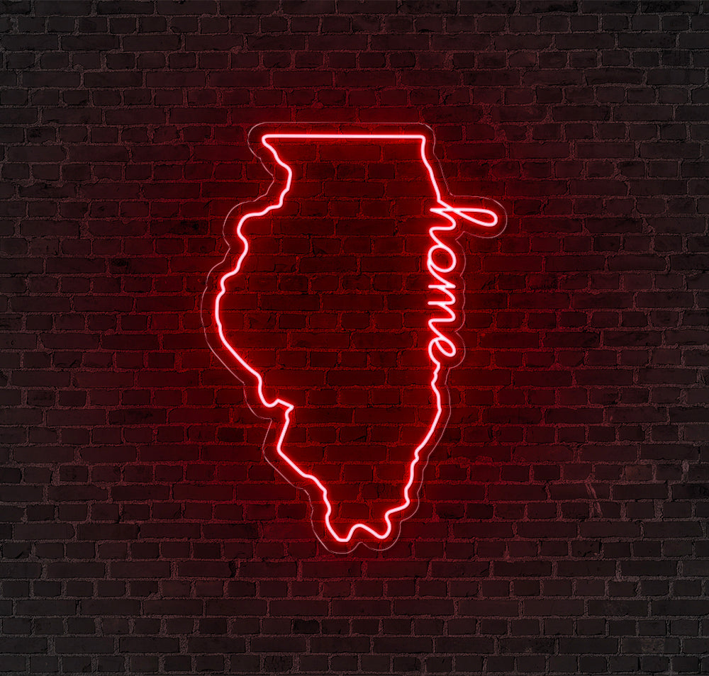 Illinois LED Neon Sign