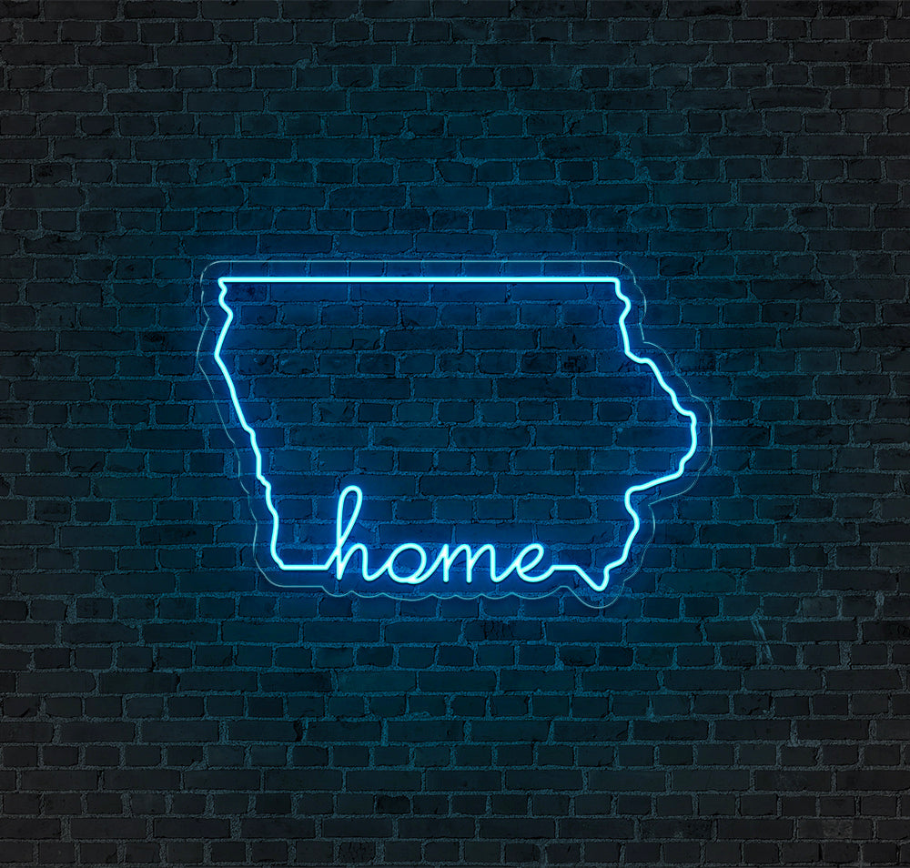 Iowa LED Neon Sign