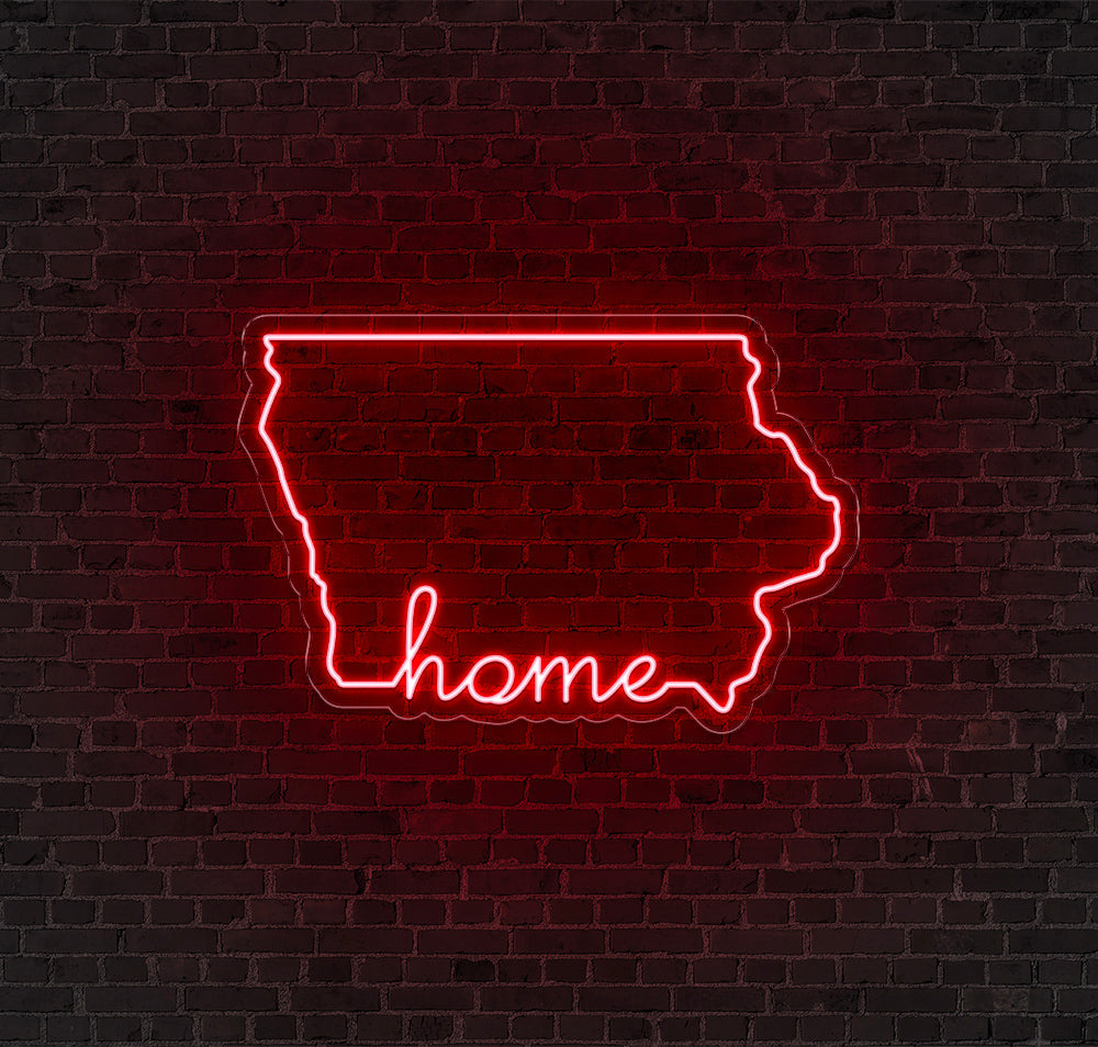 Iowa LED Neon Sign