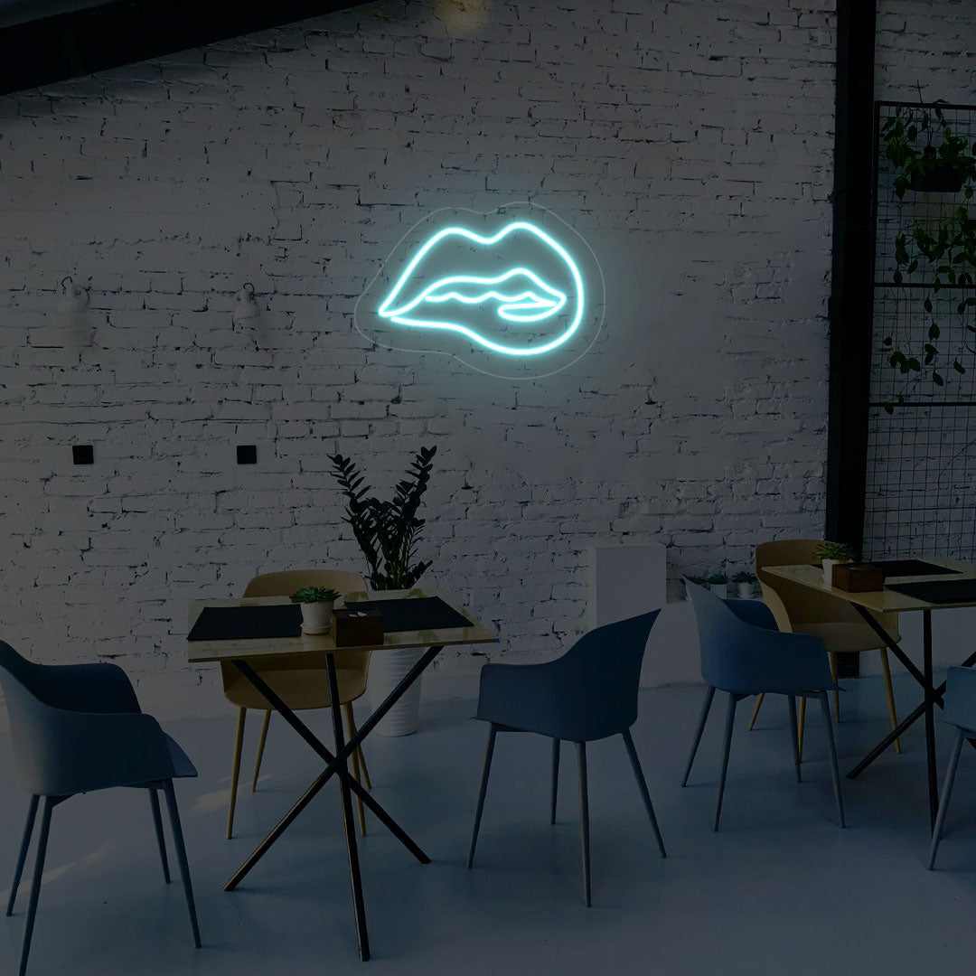 Irresistible Lips Neon Sign