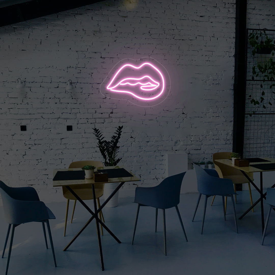 Irresistible Lips Neon Sign