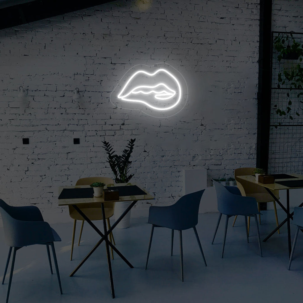 Irresistible Lips Neon Sign
