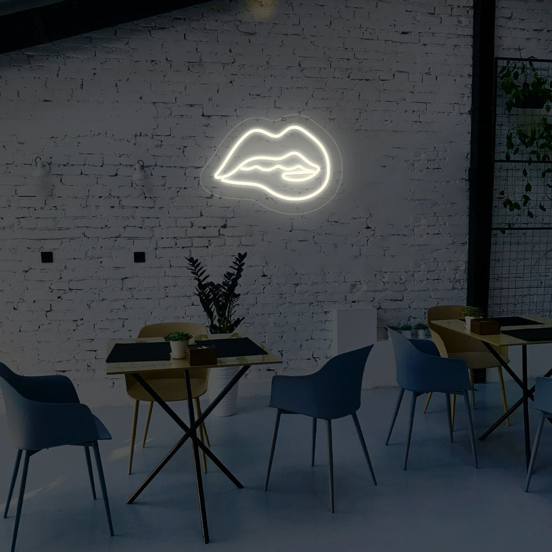 Irresistible Lips Neon Sign