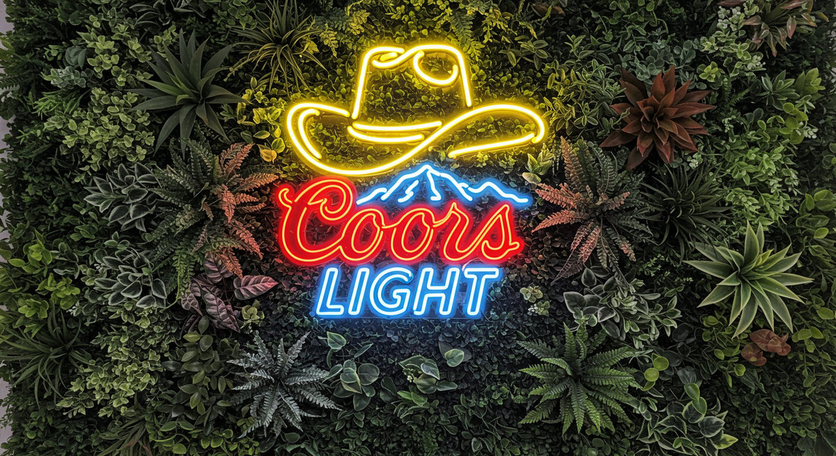 James Aldeen Signature Coors Light LED Neon Sign