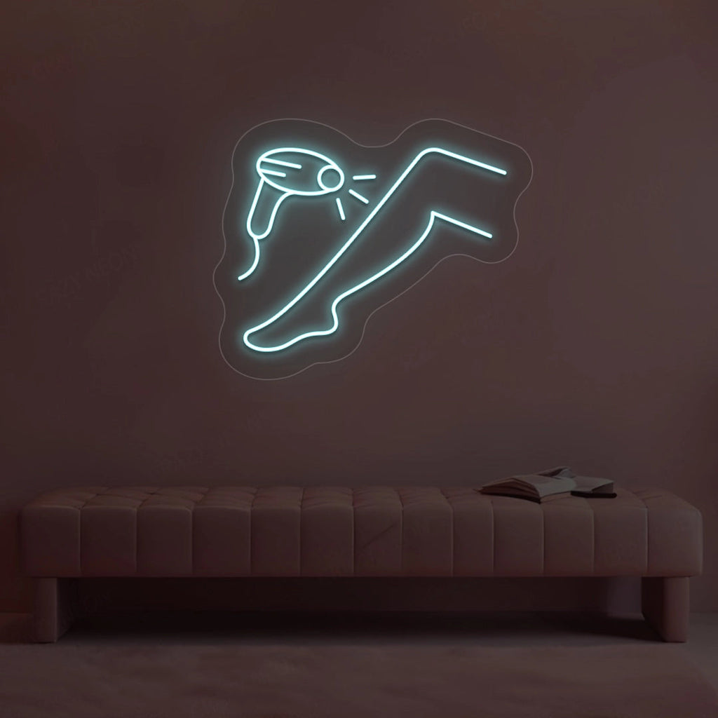 Laser Hair Removal Neon Sign