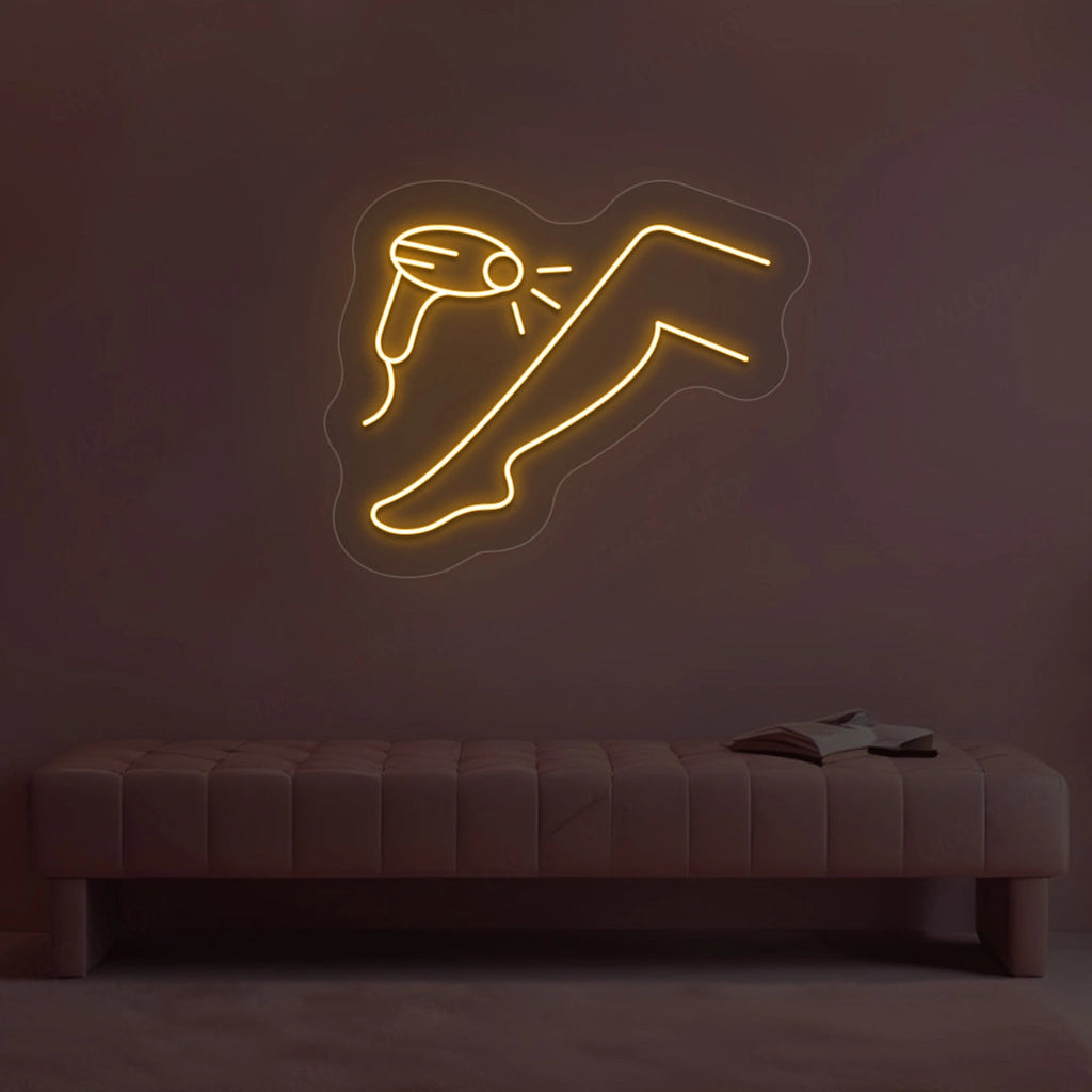 Laser Hair Removal Neon Sign