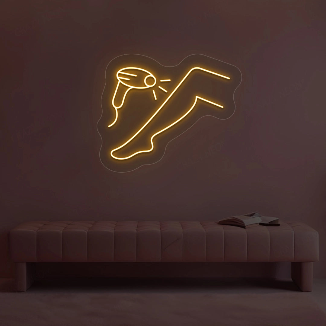 Laser Hair Removal Neon Sign
