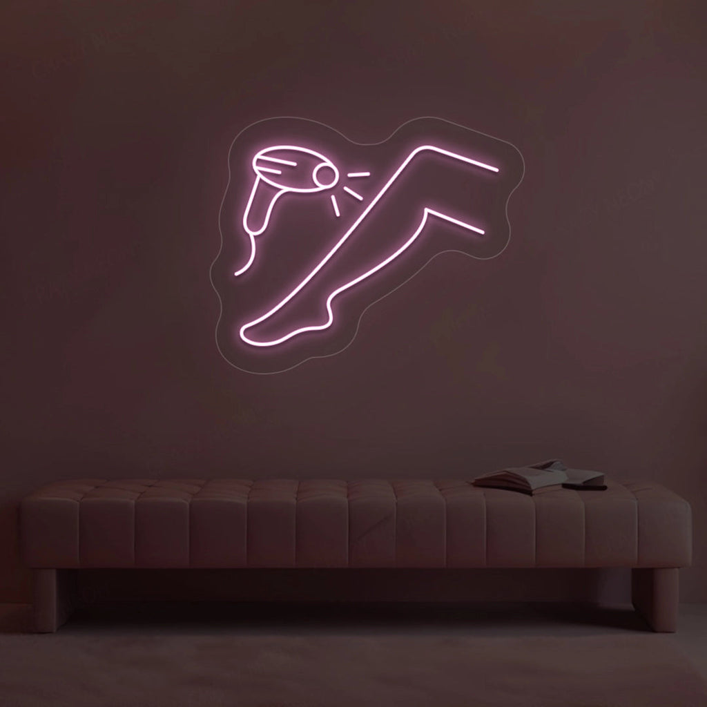 Laser Hair Removal Neon Sign
