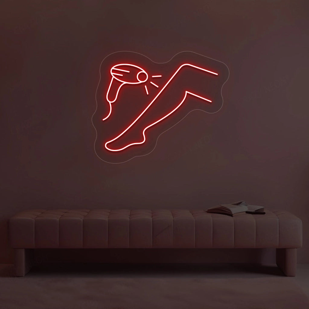 Laser Hair Removal Neon Sign