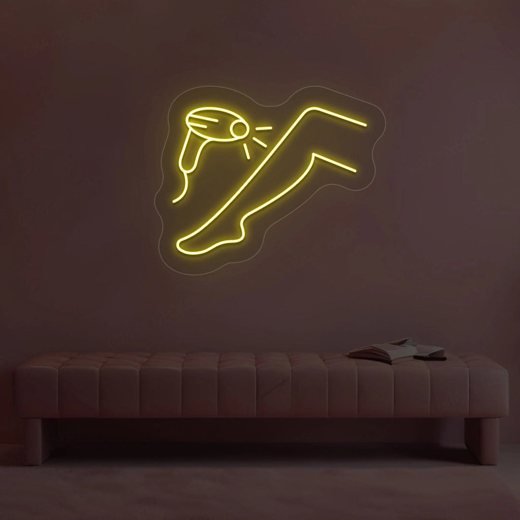 Laser Hair Removal Neon Sign
