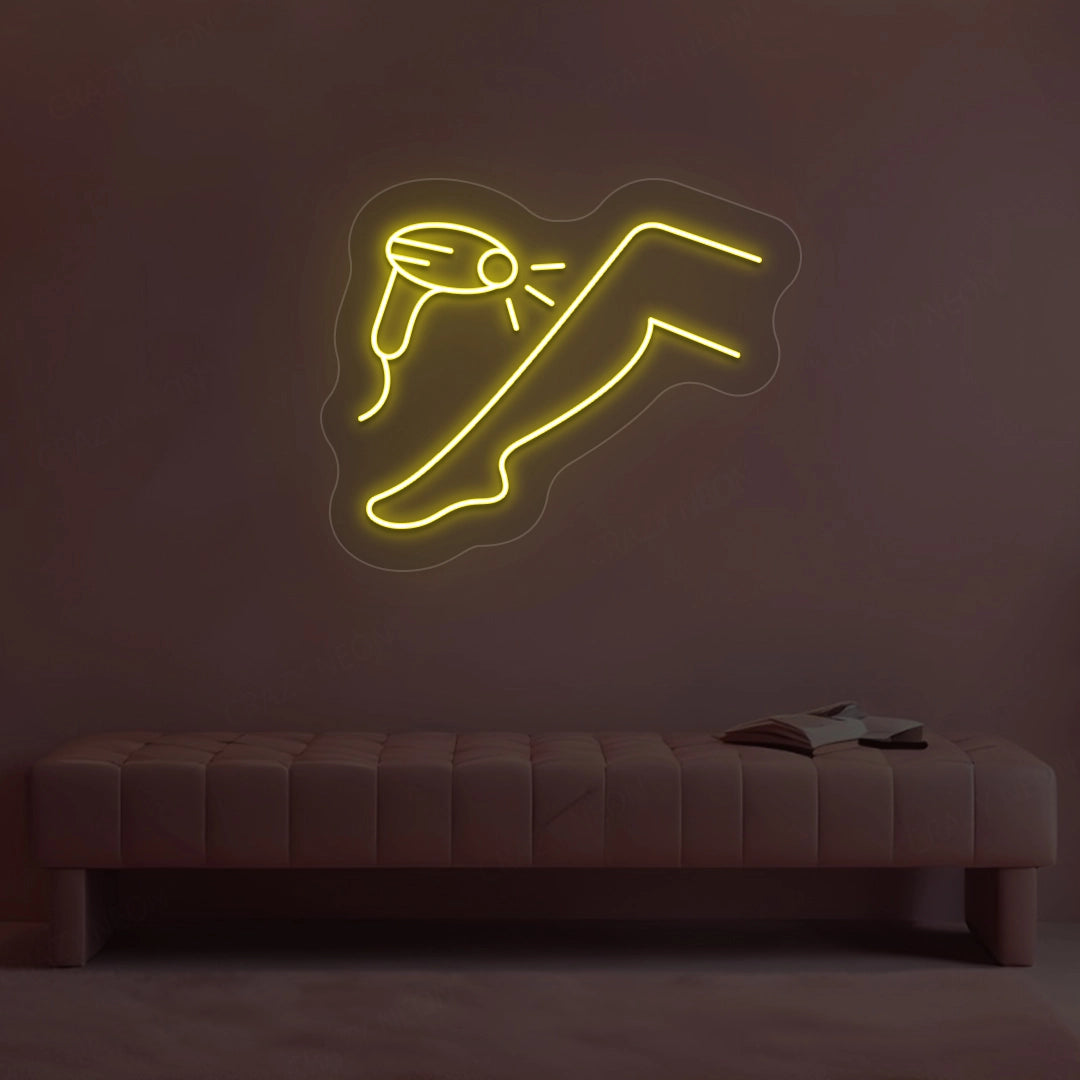 Laser Hair Removal Neon Sign