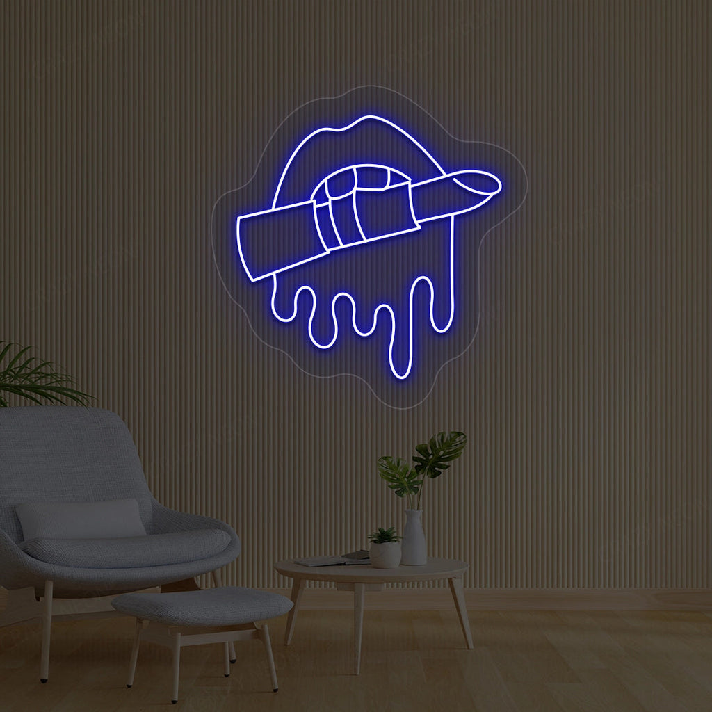 Lipstick Makeup Artist Neon Sign