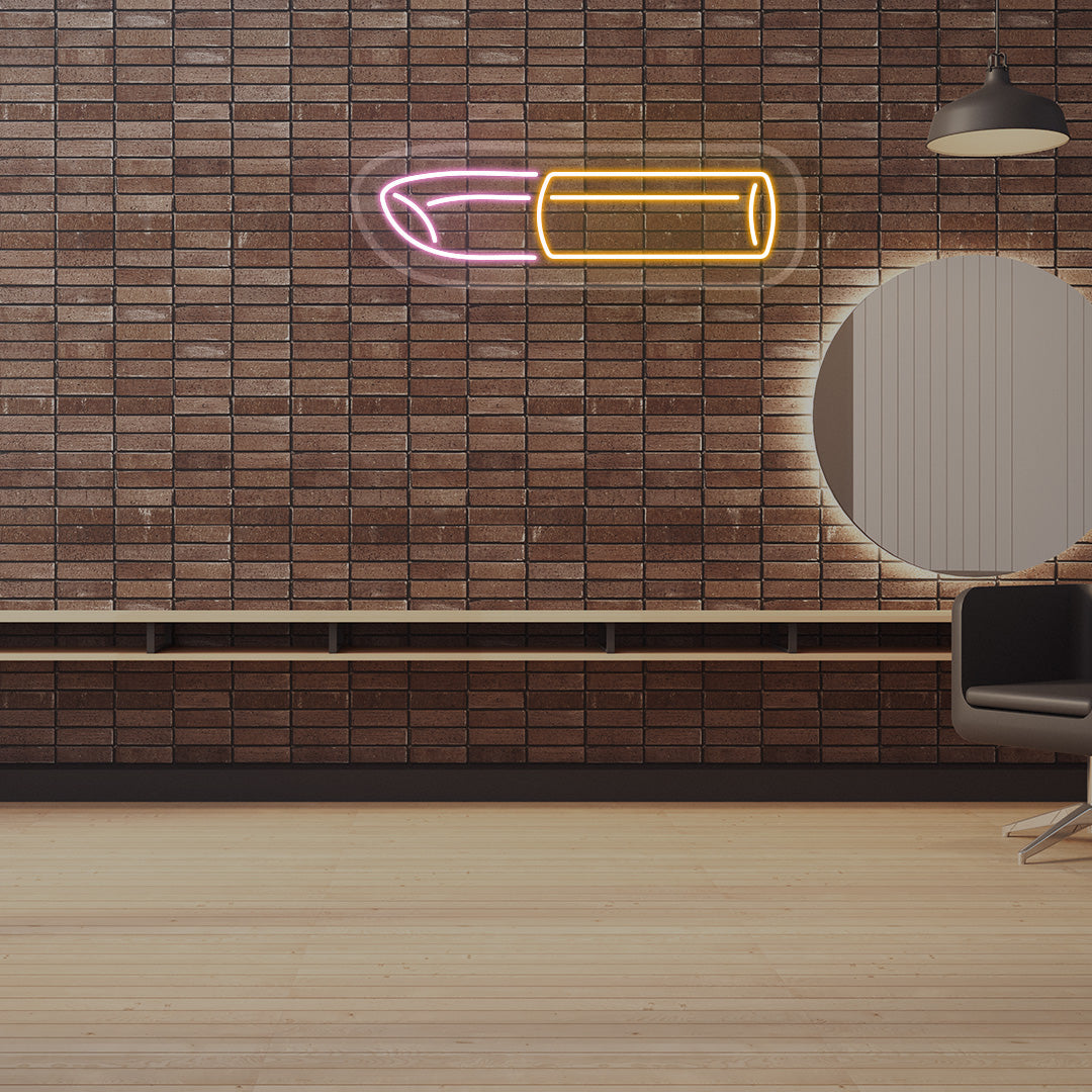 Lipstick Neon Sign