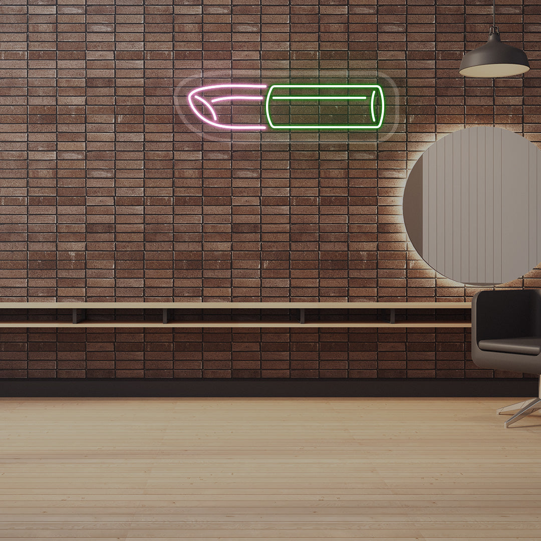 Lipstick Neon Sign