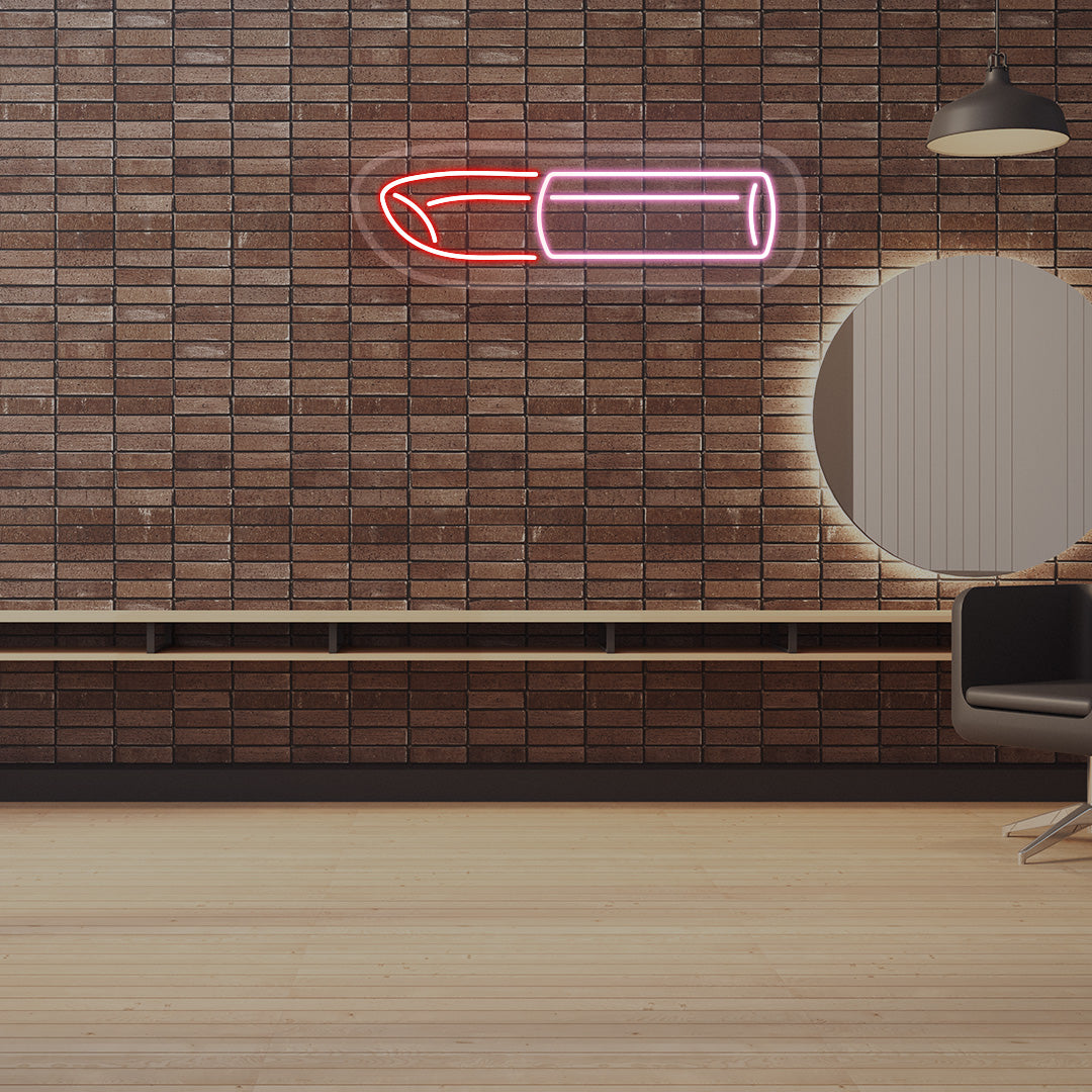 Lipstick Neon Sign