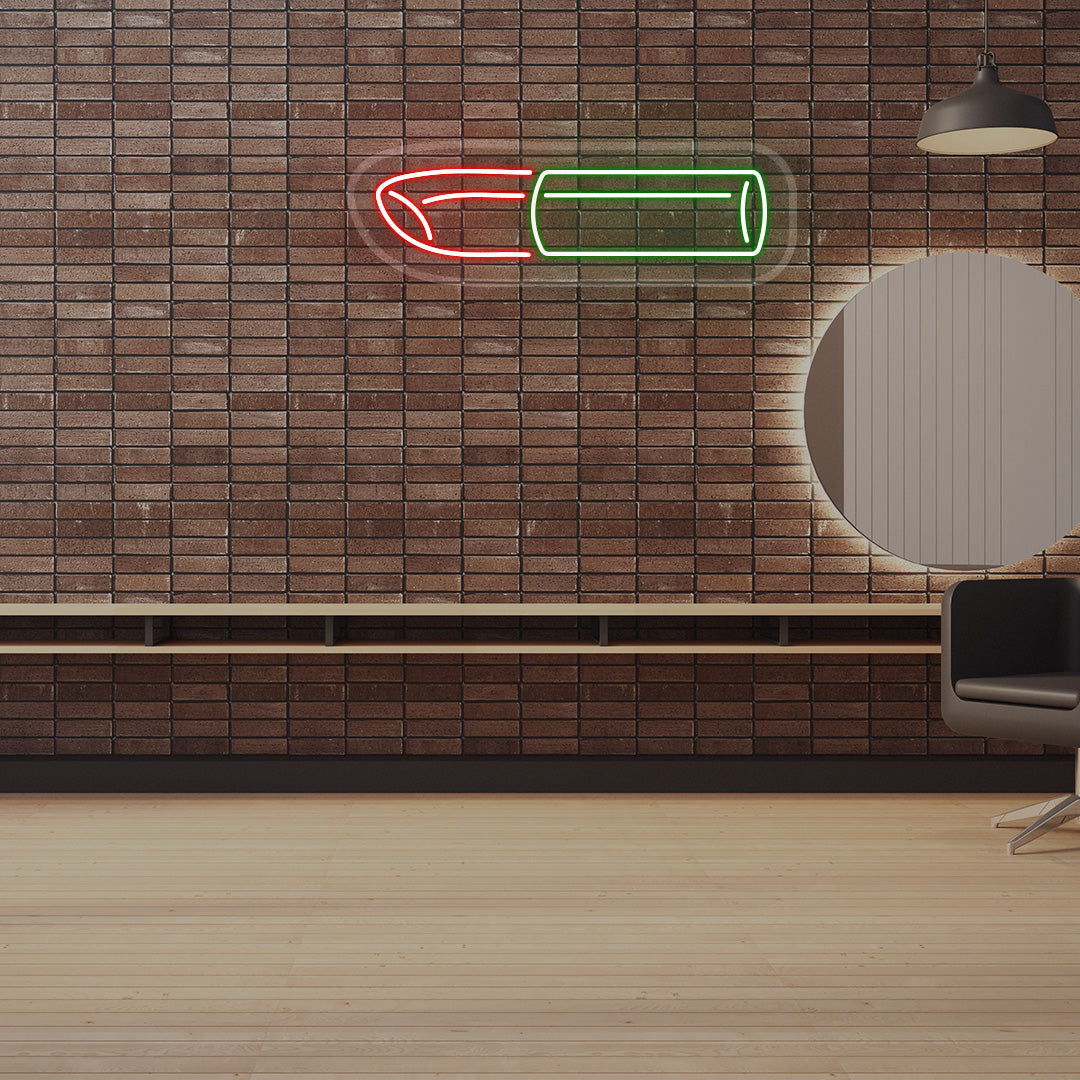 Lipstick Neon Sign