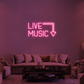 Live Music LED Neon Sign