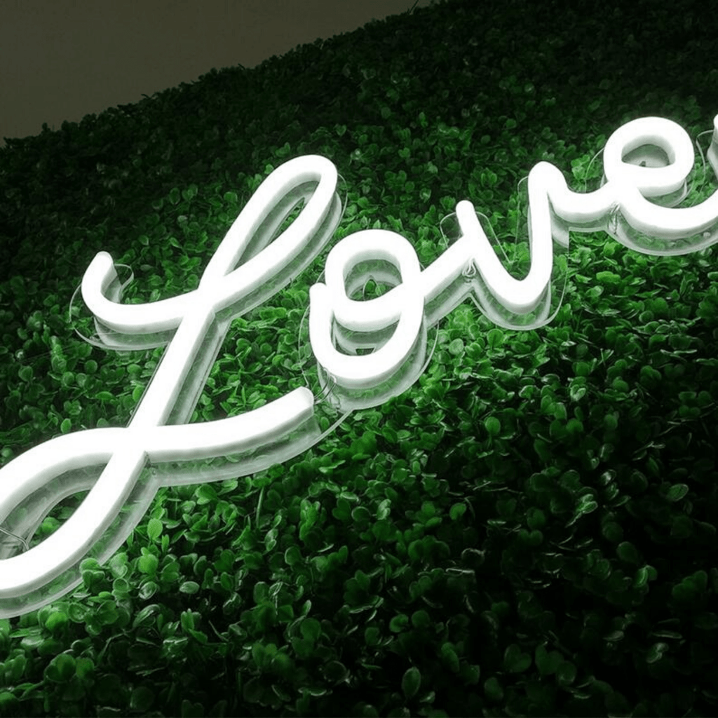 Love - Wedding LED Neon Sign