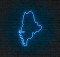 Maine LED Neon Sign