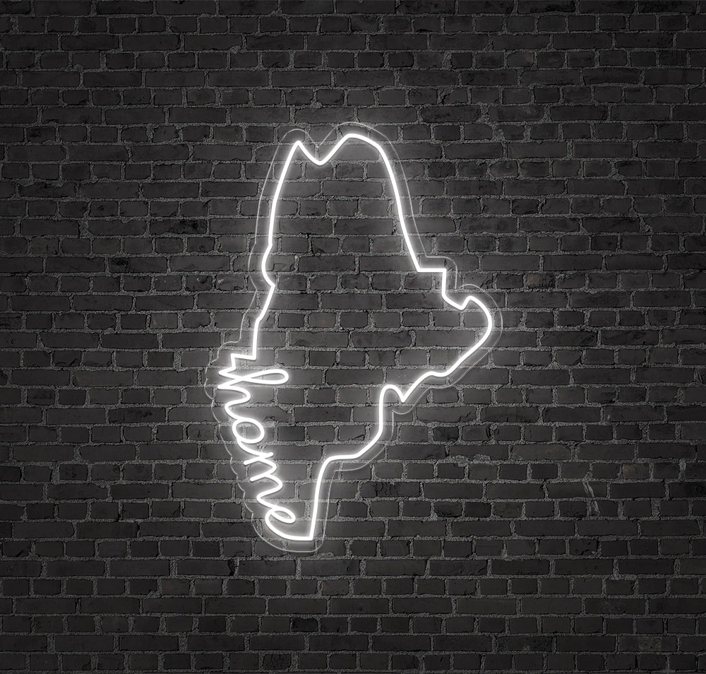 Maine LED Neon Sign