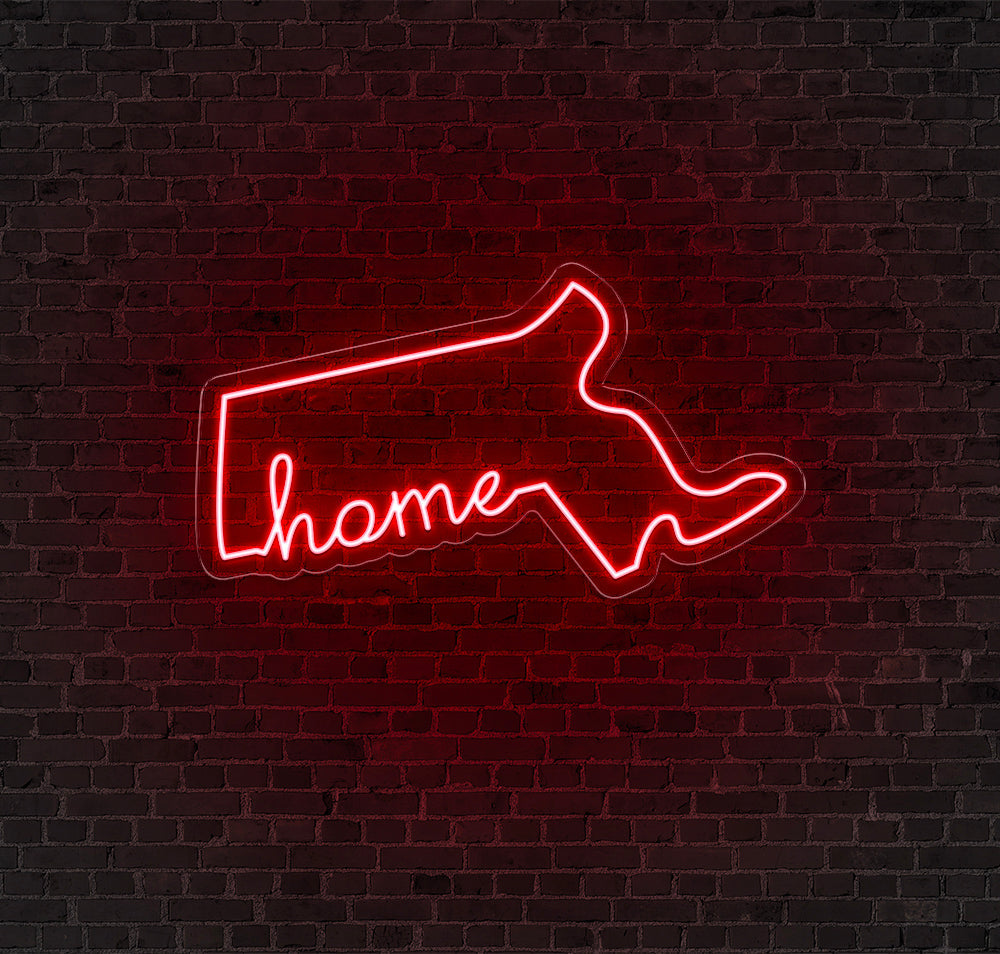 Massachusetts LED Neon Sign
