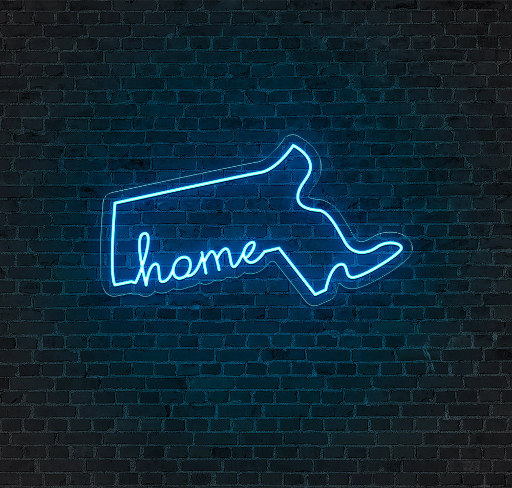 Massachusetts LED Neon Sign