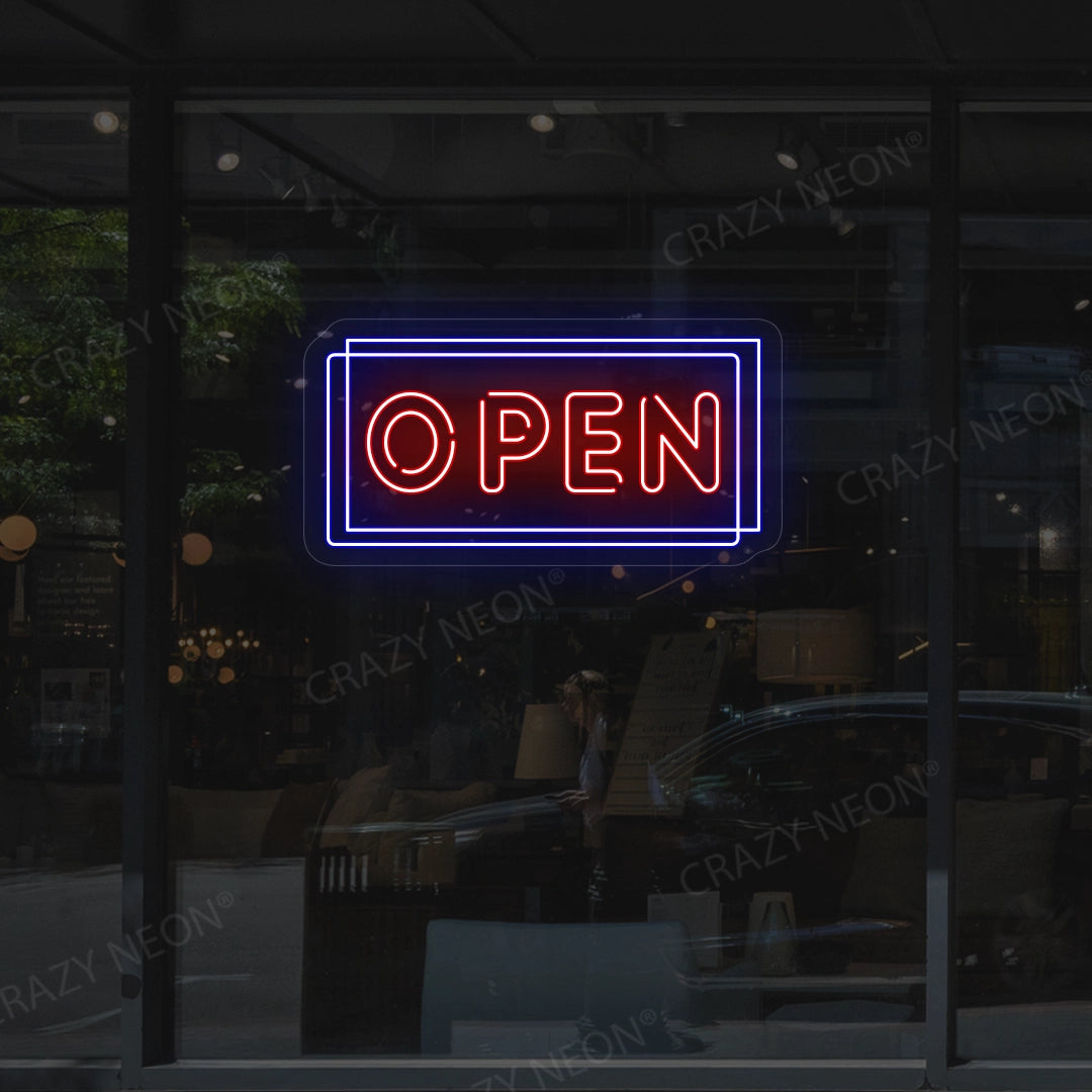 Multicolor Open LED Neon Sign