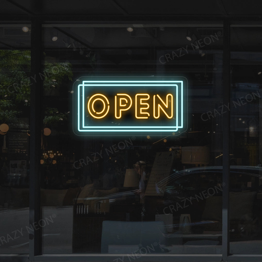 Multicolor Open LED Neon Sign