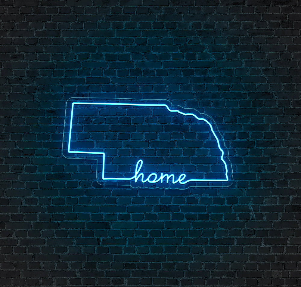 Nebraska LED Neon Sign